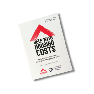 Shelter Help with Housing Costs 2026/27: Advising on housing benefit, universal credit, and pension credit RRP £72.45